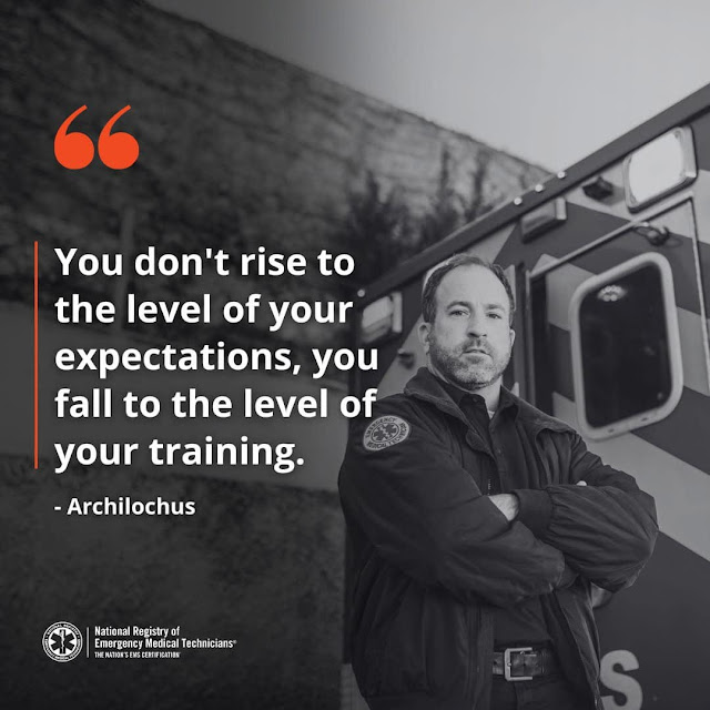 EMS Words of Wisdom – Never Stop Training