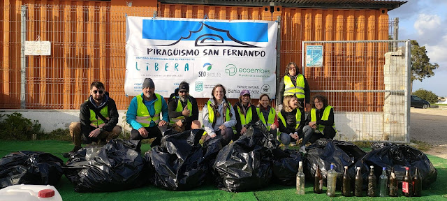 32 KILOS DE BASURALEZA EN LA ACTIVIDAD 1M2 POR RÍOS, EMBALSES Y PANTANOS