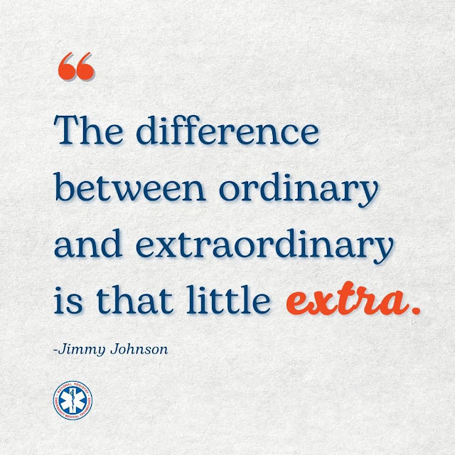 EMS Words of Wisdom – Put The ‘Extra’ Into Your Service