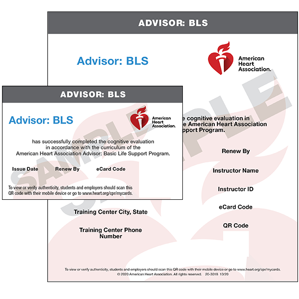 EMS Education – Advisor: Basic Life Support (BLS)